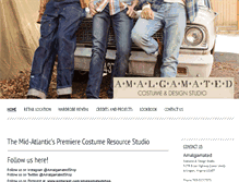 Tablet Screenshot of amalgamated-clothing.com